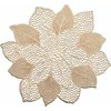 Zeller Lėkštės pagalvėlė FLOWER, 46 cm, aukso spalvos
