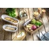 Zeller GROOVES stiklainis su bambukiniu dangteliu, 800 ml