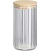 Zeller GROOVES stiklainis su bambukiniu dangteliu, 800 ml