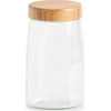 Zeller Stiklinis indas sandariu bambukiniu dangteliu, 1600 ml