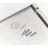 Magnetinė lenta užrašams INOX + 3 magnetai, 60x80 cm, ZELLER