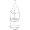 Kitchen baskets for fruit, 3 levels, ZELLER