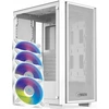 Zenpc dėklas ZENPC Z1 Mesh Glass Baltas 4x P12 PWM PST ARGB kompiuterio dėklas