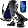 Zenwire Automobilinis telefono laikiklis su belaidžiu įkrovikliu, priekinio stiklo grotelės, kabinos paviršius Zenwire W30
