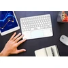 Zenwire belaidė „Bluetooth“ klaviatūra su jutikliniu skydeliu SLIM telefonui, planšetiniam kompiuteriui, iPad Zenwire WLK-619