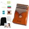 Usorteret Zenwire Kalimba Instrument Afrykański Pianino Zanza Mbira 17 klawiszowa Drewniana Brązowa K-01 (1014354012)