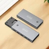 Zenwire USB ŠAKOTUVAS 2B29A ŠAKOTUVO DĖŽUTĖS KORPUSAS SSD M2 NVME PCIe SATA NGFF USB-C 3.2 HDMI 2.0 ADAPTERIS M.2 10GBps MAITINIMO TIEKIMAS 100W 2B29A MC501