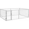 Lauko šunų voljeras su durelėmis, 3x2x1 m, cinkuotas plienas