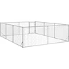 Lauko šunų voljeras su durelėmis, 3x4x1 m, cinkuotas plienas
