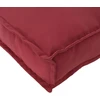 Pagalvėlė 4 pcs Vyno raudona 40 x 40 x 8 cm Oksfordo audinys