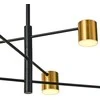 Italux Pakabinamas šviestuvas Remdal PND-16374-6-BK-GD-4K