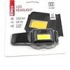 Ant galvos tvirtinamas LED žibintuvėlis P3537 Emos 1W COB LED metalinis/juodas