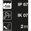 Petzl E070AB00 Priekinis žibintas ARIA® 2 juodas/geltonas