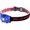 TIROSS PRIEKINIS LEMPAS 1W + 2 RAUDONI LED 3xAAA / BE AKUMULIATORIJOS