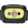 Orno Pakraunamas LED žibintas ant galvos VIRONE, 3W, 350lm, pakraunamas USB, juodos/geltonos sp