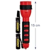 Sarkans lukturītis ar 5 LED garums 15 cm 4003557 Heitech 04003557 ()