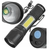 Žibintuvėlis KELTIN Žibintuvėlis mini – taktyczna LED COB 10W 500mAh 500lm IPX5 – kartonik wystawowy (12/96)