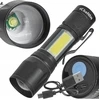 Žibintuvėlis KELTIN Žibintuvėlis mini – taktyczna LED COB 10W 500mAh 500lm IPX5 – kartonik wystawowy (12/96)