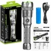 TAKTINIS LED BLYKŠČIAS, PAKRAUJAMAS, VANDENIUI ATSPIRUS USB-C ZOOM 3000lm PRO VAYOX