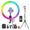 „Neewer SRP18C“ 17 cm asmenukių rinkinys su apvalia LED telefono lempute