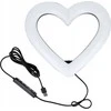 OEM LED Ring Stream RGB lempa 10" su laikikliu mobiliam HEART + trikojui JM26-10 juodas