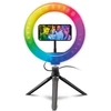 Objektyvas Žiedinė lempa SBS Mobile TESELFIRINGCLIP10RGB, Juodas, Išmanusis telefonas