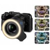 Žiedinė lempa Apexel Žiedinė LED makro lempa telefonui fotoaparatui 37 / 52 mm / Apl-fl26