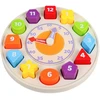 Zielona Sowa Clock for the Youngest Different Shapes