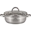 NERŪDIJANČIO PLIENO PUODAS BLOKAS 4,5L 26CM ZILNER ZL-7404