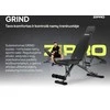 Zipro Sulankstomas treniruočių suoliukas „Grind“, juodas