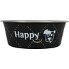 Zolux Dubenėlis šuniui Happy, metalinis, 800ml, juodas