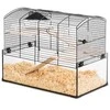 ZOLUX DLZZOUKLA0019 Cage Neo Panas Little su stikline kiuvete, juoda