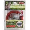 Pavadėlis Zolux TIE-OUT CABLE, raudonas, 9 m