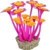 Zolux Ozdoba do akwarium FLOWERS 2 violetinė-oranžinė fluorescencyjna
