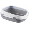STEFANPLAST tualetas QUEEN, balta/pilka 55x71x24,5cm [86164]