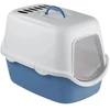 Stefanplast Cat toilet closed Cathy Filter 56x 40x 40cm baltas/ mėlynas