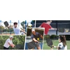 ZOODO rakečių pickleball rinkinys juodas P3 USAPA + 4 kamuoliai + krepšys JAV (ZD074568)