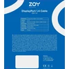 ZOY DisplayPort - DisplayPort kabelis 3 m pilkas (ZCD3)