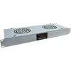 Alantec ZPAS Ventiliacijos pultas 19 "1U 2, termostatas, pilkas (SA- F- 1U- 2-T-S)