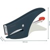 Zszywacz Leitz Leitz 56450089, 15 sheets, Juodas, Flat clinch, 150x P2 (No. 10), Metal, 80 g/m²