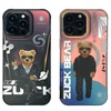4Tel ZUCK BEAR dėklas BERLIN BOSS MAG suderinamas su MagSafe, skirtas IPHONE 16 dviem žavesiams