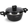 ZWIEGER FORTE PUODAS 3 L SU DANGIU 20 CM Juodas INDUKCINIS ALUMINIUMAS