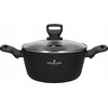ZWIEGER FORTE PUODAS 4,5 L SU DANGIU 24 CM Juodas INDUKCINIS ALUMINIUMAS