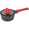 ZWIEGER SAUGUS PUODAS SU DANČIU ALUMINIUMINIS NELIPAUS INDUKCINIS OBSIDIANAS 16cm 1,1 L