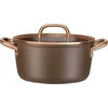 Zwilling ZWILLING Milano puodas su stiklo dangčiu 24 cm, rudos spalvos