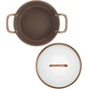 Zwilling ZWILLING Milano puodas su stiklo dangčiu 24 cm, rudos spalvos