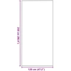 Durų kilimėlis Ruda ir juoda 120 x 250 cm 100% poliamidas