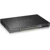 Šakotuvas Zyxel GS2220-28HP 28 prievadų L2 valdomas Gigabit PoE jungiklis, 24x gigabit RJ45, 4x gigabit RJ45 / SFP, PoE 375 W