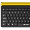 Aula AWK310 Bezvadu Bluetooth Klaviatūra priekš Smart TV / Datora / Planšetes ar EN / RUS izkārtojumu Melna