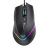 Aula F805 Multi-krāsu apgaismojuma Vada Spēļu Optiskā pele 7 pogas 800-6400dpi 4000FPS 32ips Melna